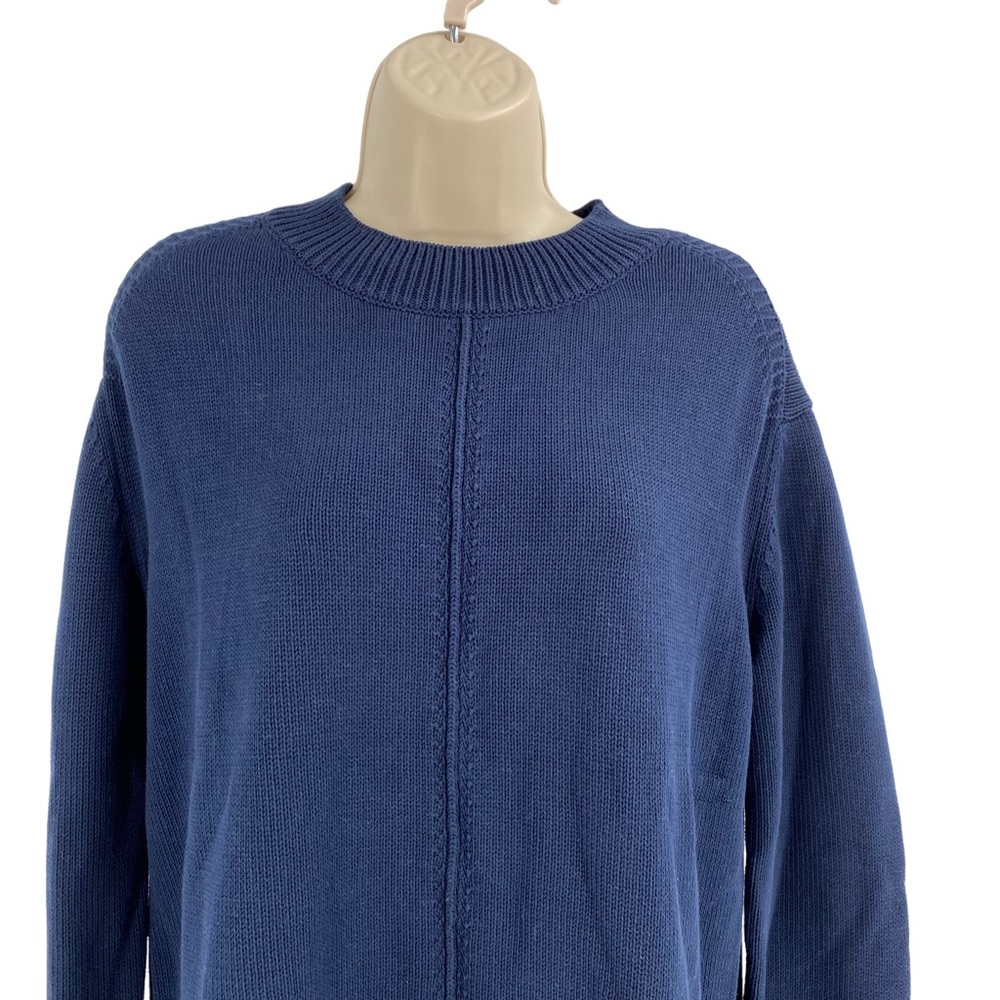 Tuckernuck | Navy Brant Point Crewneck Relaxed Fit Knit Sweater Size S - Picture 4 of 7